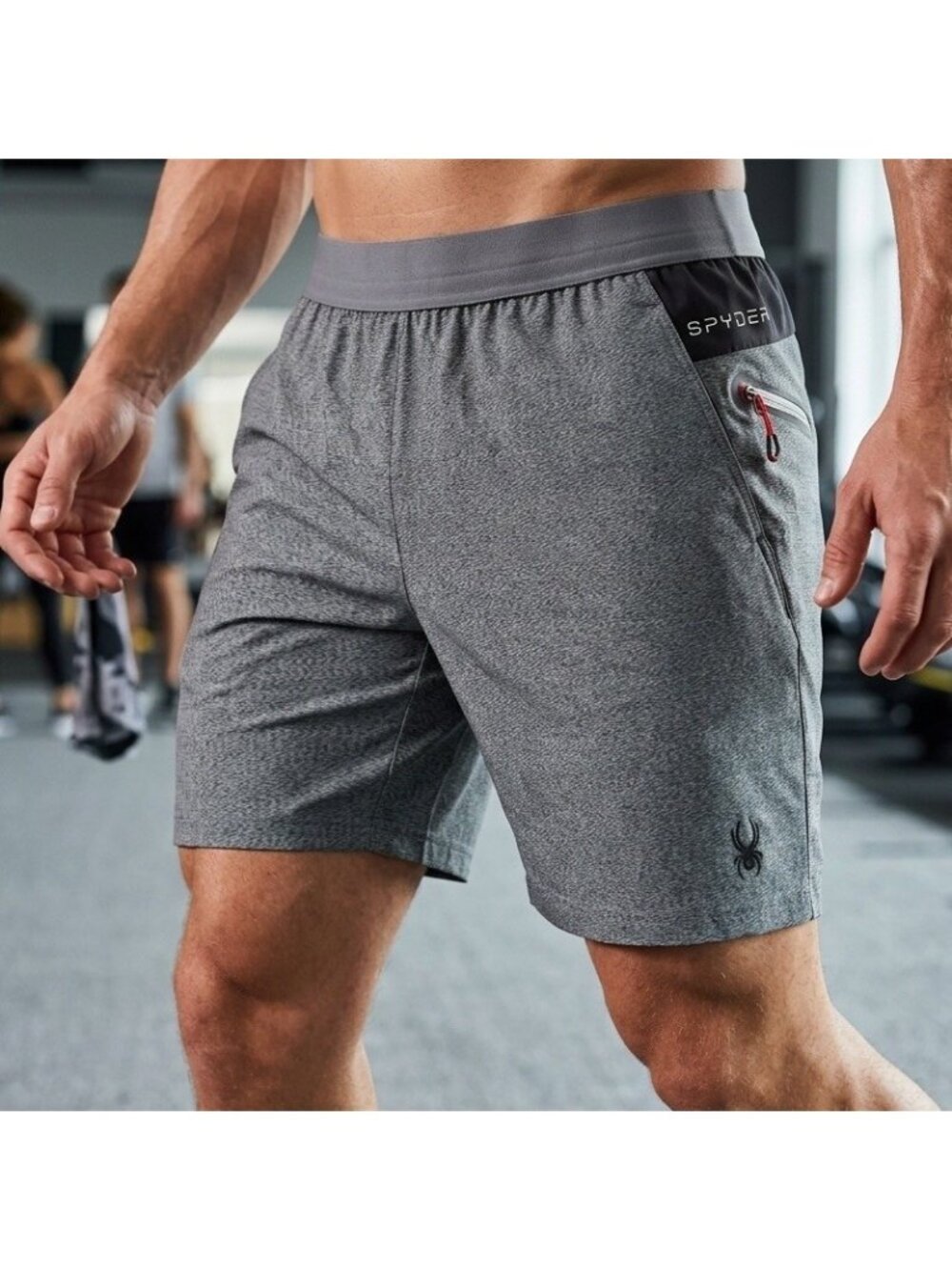 Spyder Active Men's Shorts Size XL Performance Athletic Gym Running Training NWT